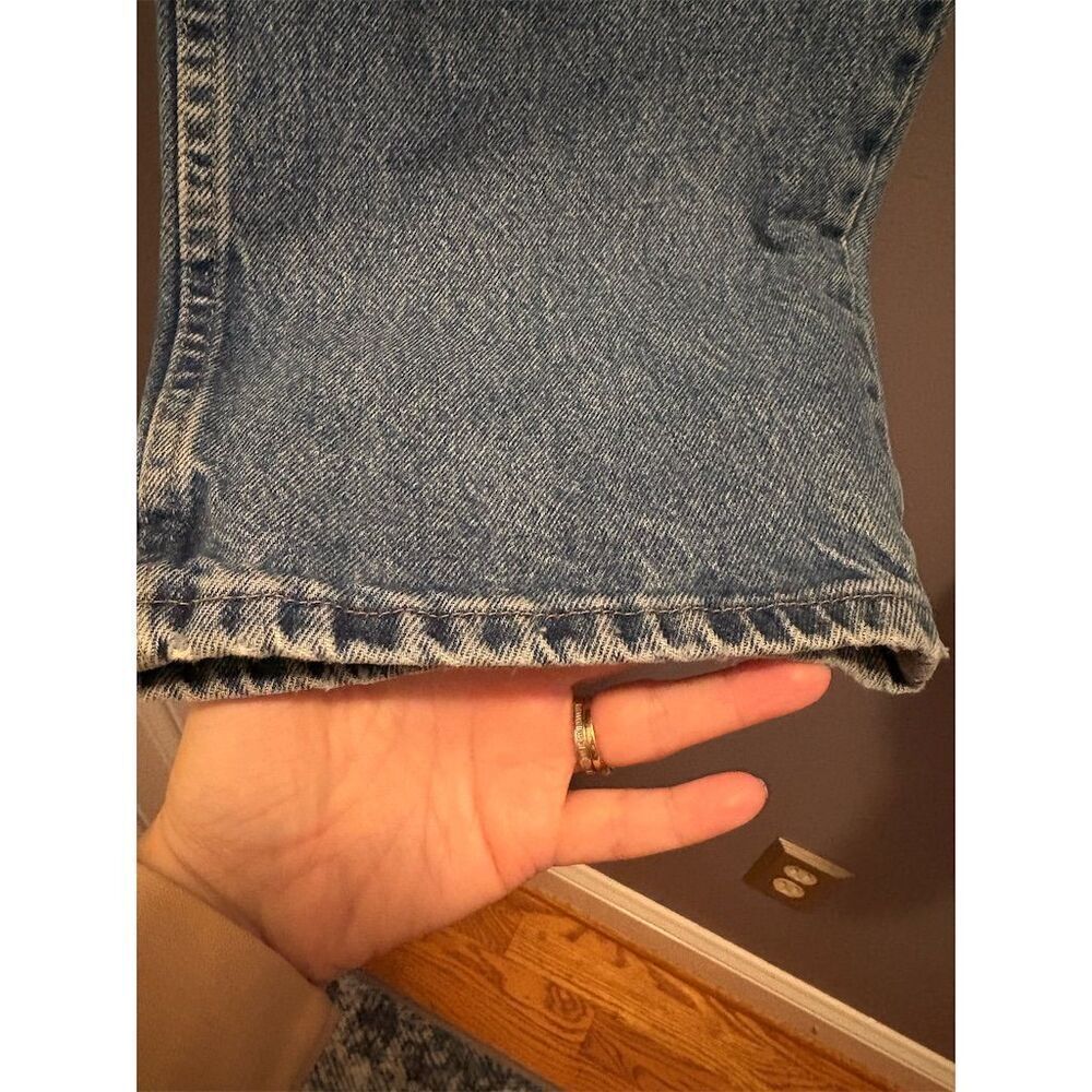 Wrangler Men's Straight Blue Jeans Size 42x30 Denim 5-Pocket Style - Picture 7 of 10
